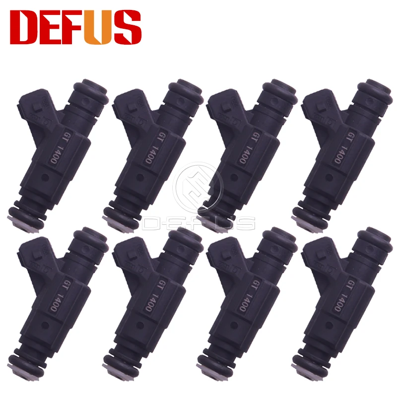 DEFUS 8X 61MM Short Type Fuel Injection GT1400 1400cc Fuel Injectors Auto Part for Mercedes Benz Cars Nozzle Dosing Module Valve