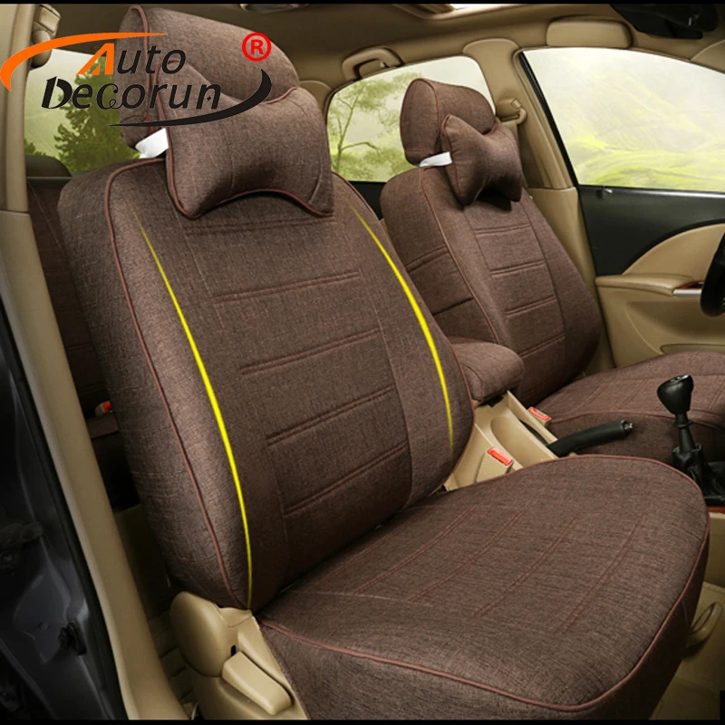 

AutoDecorun Custom Automobile Seat Cover for Nissan X-TRAIL 2014 2015-2017 Seat Covers for Cars Seats Cushion Sets Accessories