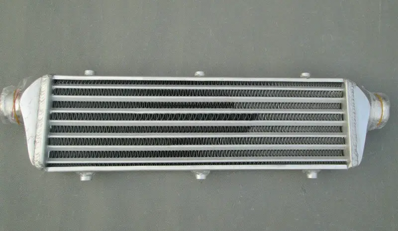 

Front Mount Aluminum Intercooler 450mmx180mmx50mm 2.2" In/outlet Delta Fin Design