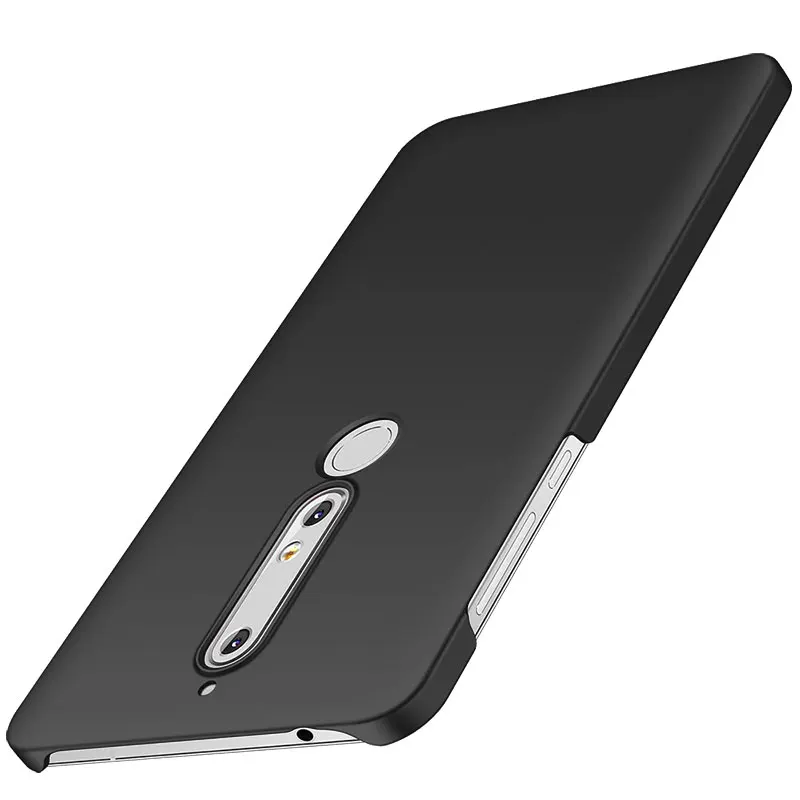 Luxury Plastic Matte Phone Case For Nokia 6.1 plus 5.1 3.1 2.1 Hard PC Cases Shockproof Back Cover for Nokia 8 7 6 5 bags