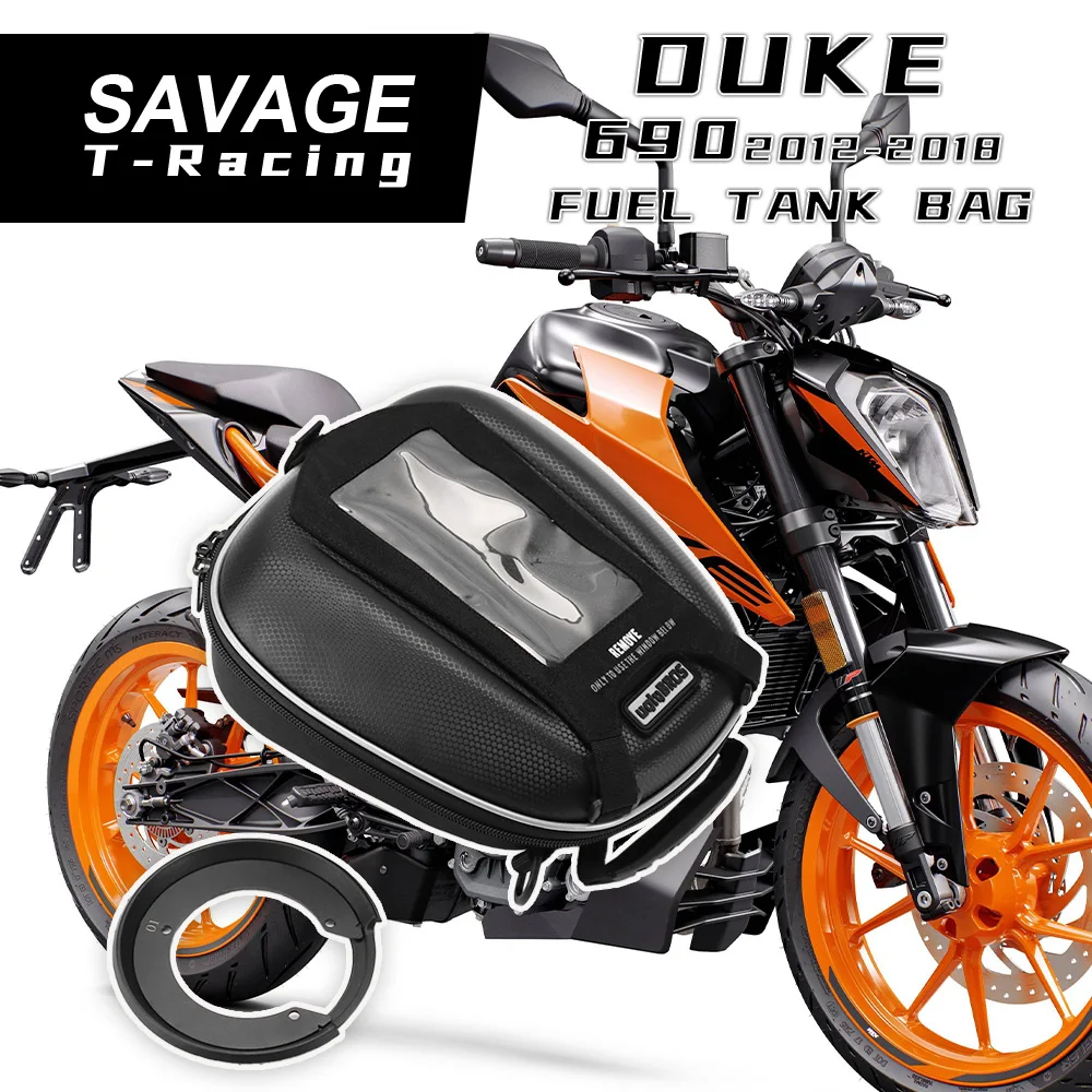 

Fuel Tank Bag Luggage For DUKE 690 690R 2012-2018 Motorcycle Accessories Tanklock Multi-Function Waterproof Phone Racing Bags