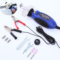 12V Electric Hand Saw Folding Saw Chain Knife Garden Chainsaw Chain Sharpener  Electric Saw Grind Sharpening Accessory Kit