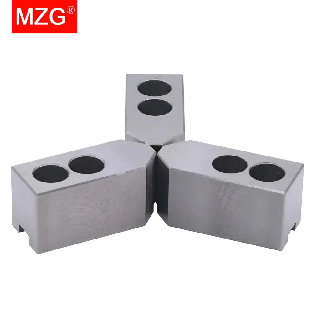 MZG 4 5 6 8 10 12 inch 90 Degree Standard Hollow Soft Jaw for CNC Lathe Holder Cutting Tool Machining