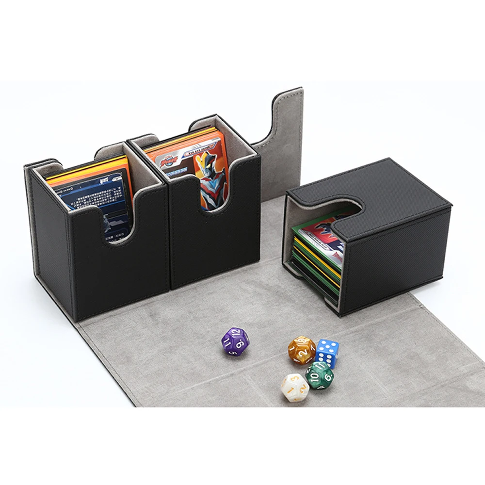 Super large Capacity Card storage box High-end Atmospheric Separation Three-in-one Combination Card Box For MTG TCG PKM