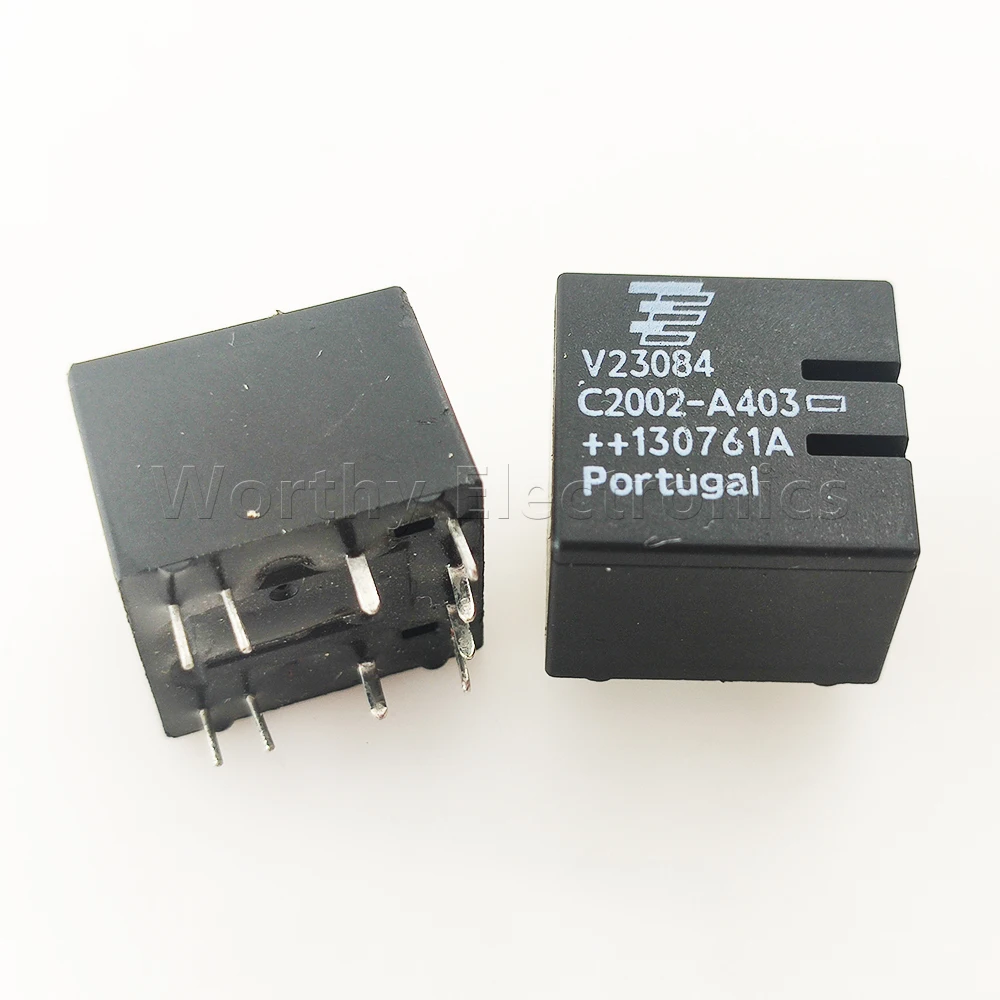 Free shipping  10pcs/lot   V23084-C2002-A403  12VDC 10 pin relay DIP