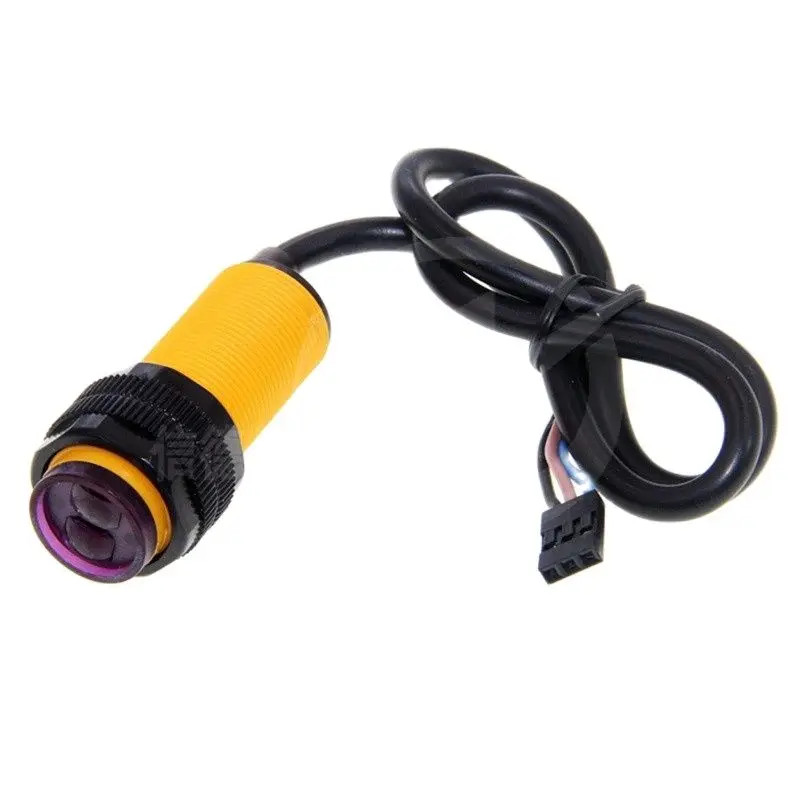 E18-D80NK infrared obstacle avoidance sensor proximity switch smart car 3-80cm/special bracket