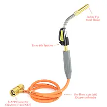Mapp Gas Welding Torch with Piezo Ignition #2