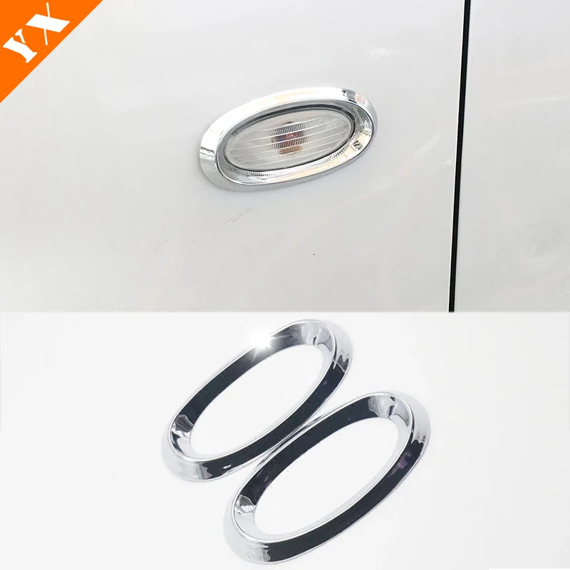 

For Nissan X-Trail X trail T31 Accessories 2008-2013ABS Chrome Car Styling Car Side Light Turn Signal Lamp Cover Trim
