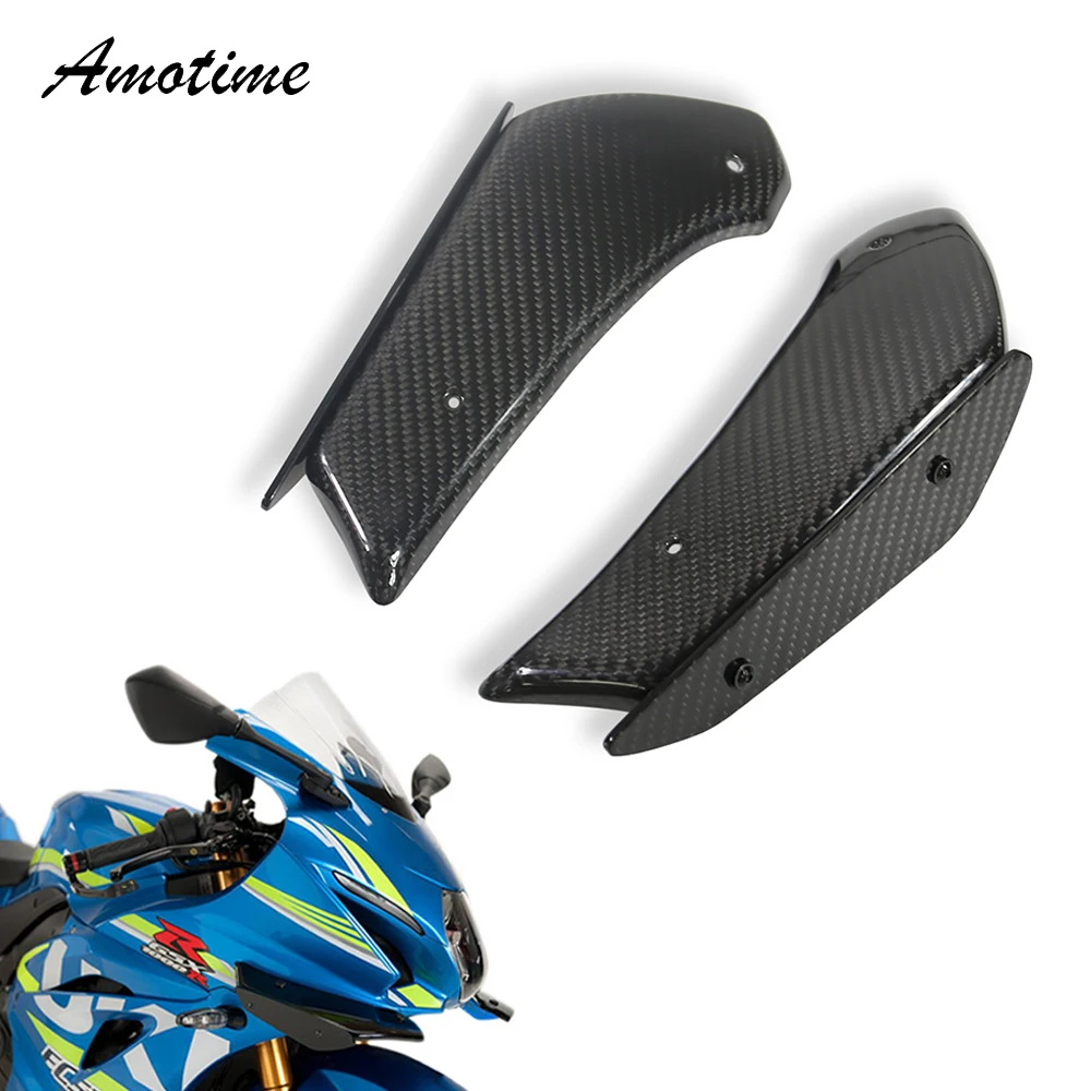 For Suzuki GSX-R1000 GSXR1000 L7 2017 2018 2019 2020 21 Motorcycle Fairing Parts Aerodynamic Wing Kit Fixed Winglet Fairing Wing