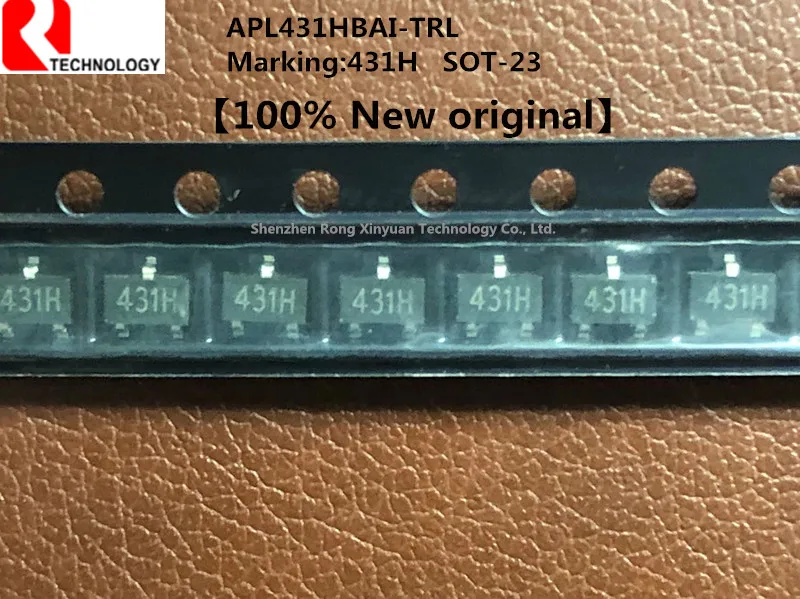 APL431HBAI-TRL APL431HBAI-TRG APL431HBAI-TR APL431HBAI 431H APL431 1% Adjustable Precision Shunt Regulator 100% new original