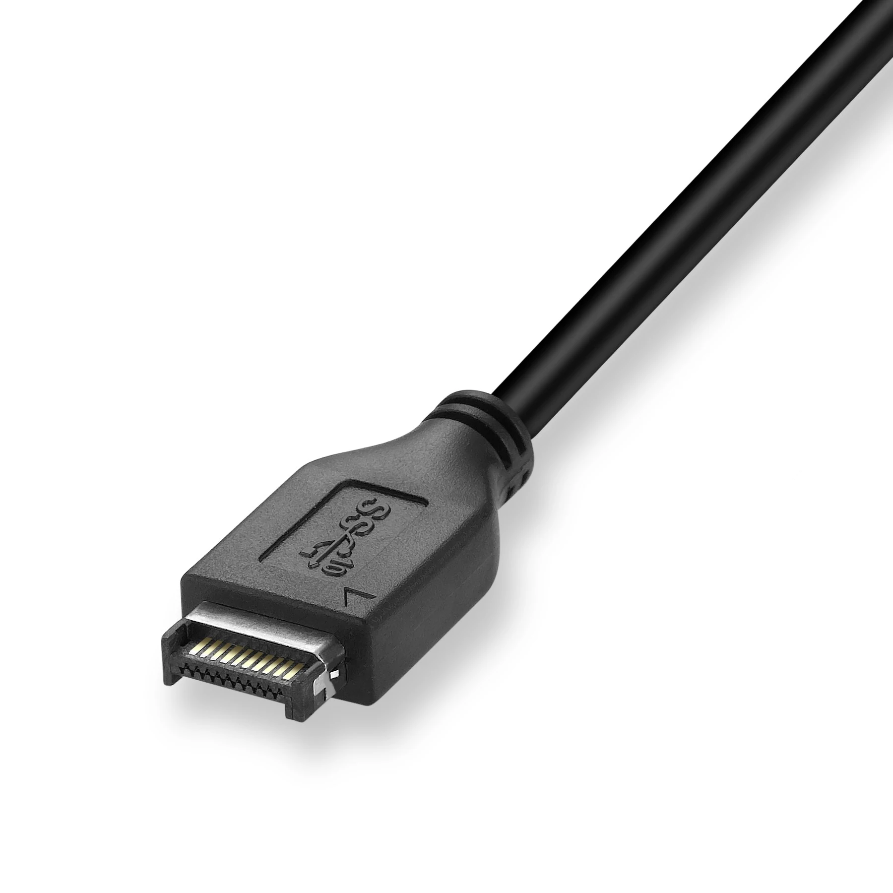 بوشارا نوع E ذكر إلى USB 3.0 أنثى تمديد كابل احباط مضفر محمية مع المسمار لوحة جبل