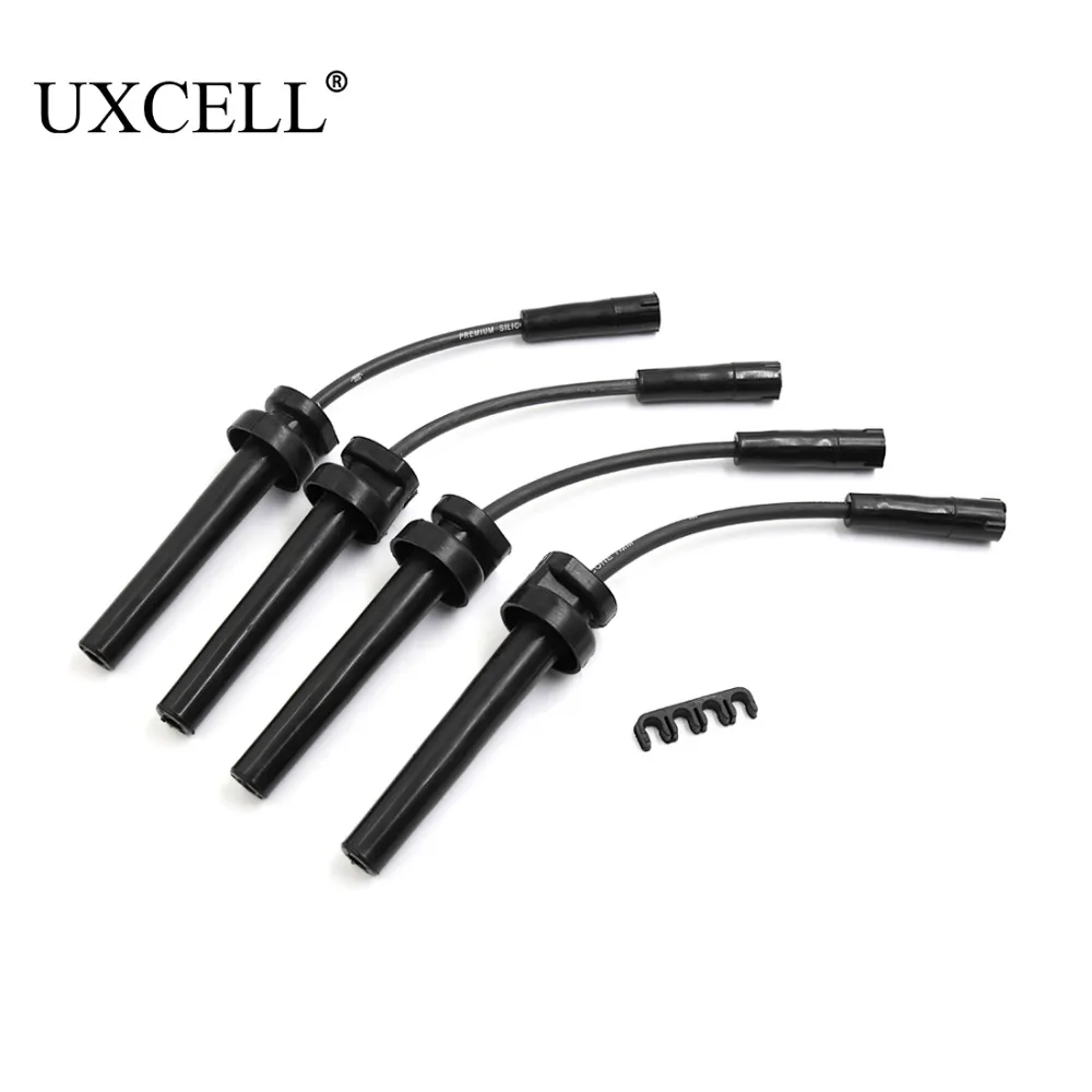 UXCELL 4PCS Of 671-4079 Auto Car Engine Spark Plug Cable Ignition Wire For Chrysler PT Cruiser Sebring For Dodge Stratus SE RT