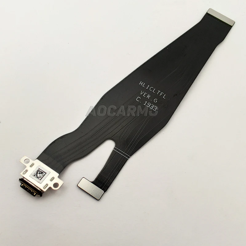 Aocarmo Type-C USB Charging Port Charger Dock Connector Flex Cable For Huawei P20 Pro
