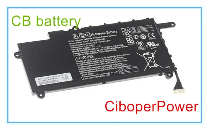 Original Battery PL02XL for 11-N014TU X360 11-N030TU PL02XL 7.6V 3720mAh/29WH