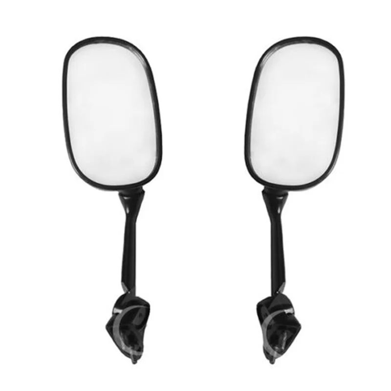 Motorcycle 1 Pair Left & Right Rear View Side Mirror For Yamaha YZF R1 YZF-R1 2009-2014 2010 11 12 13 Black