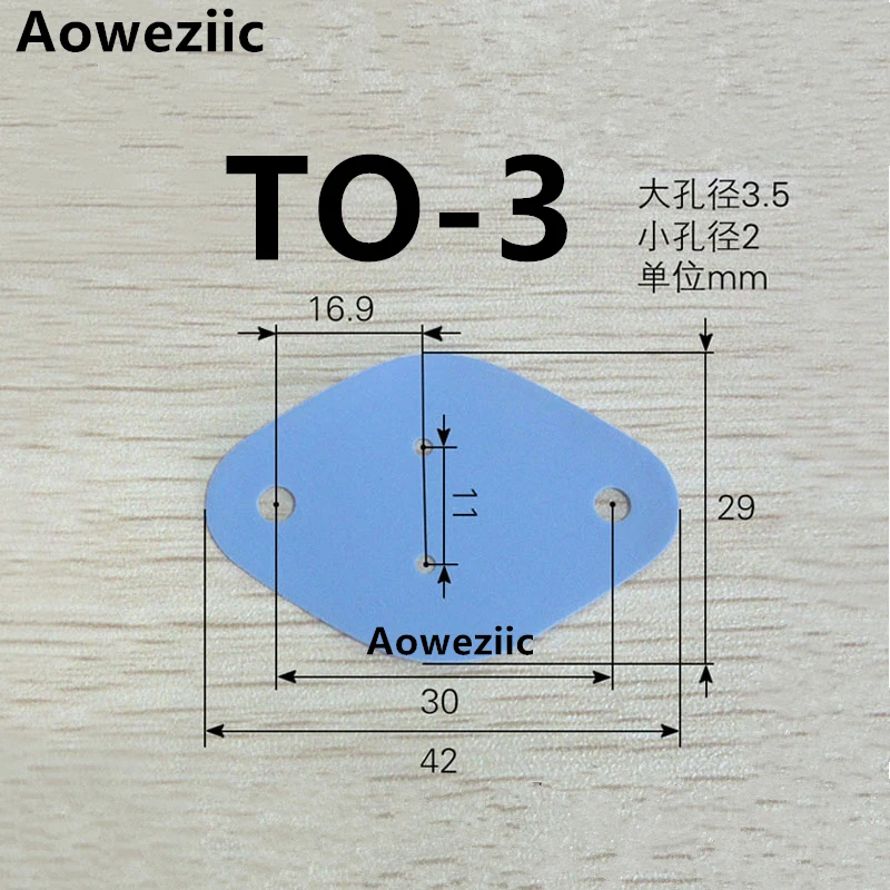 20 pièces TO220 TO-220 TO-3P TO-247 Transistor Isolation Joint Silicone Dissipateur De Chaleur Silicone Feuille D\'isolation Tout Neuf Et Original