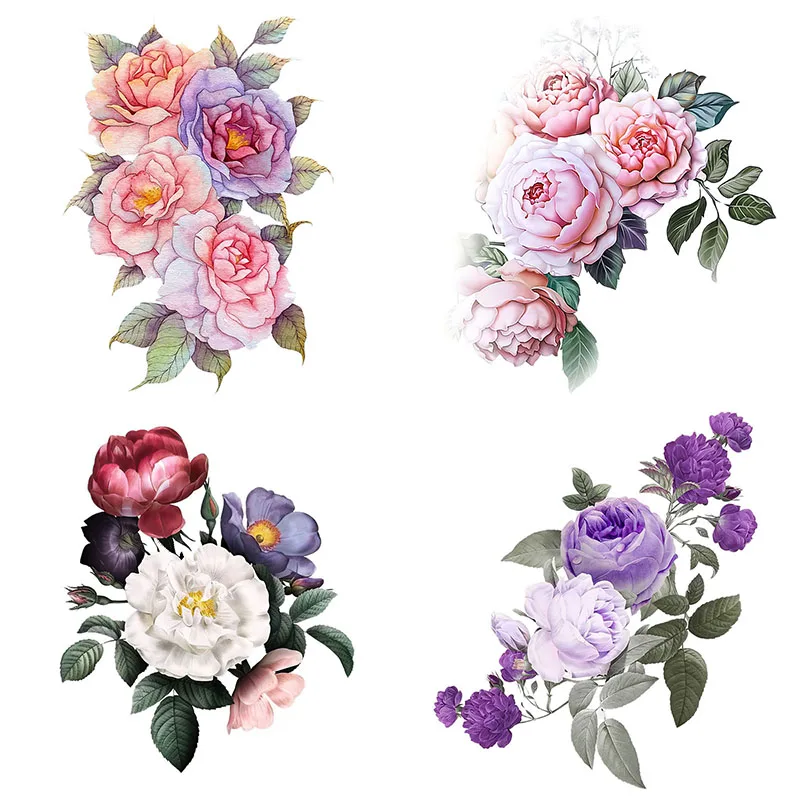 Three Ratels QCF43 Beautiful flowers Anti Scratch  Film With Watterproof Protected Personalized Decal Sticker