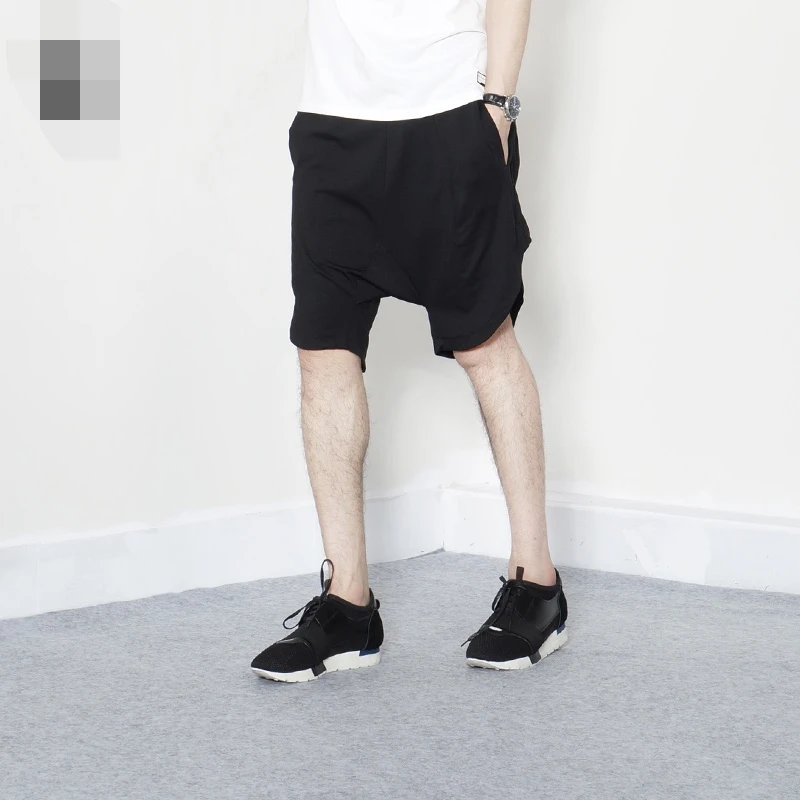 

Men's Casual Shorts Sports Shorts Summer New Dark Elastic Waist Wing Shaped Stereo Cut Harlan Low Grade Shorts