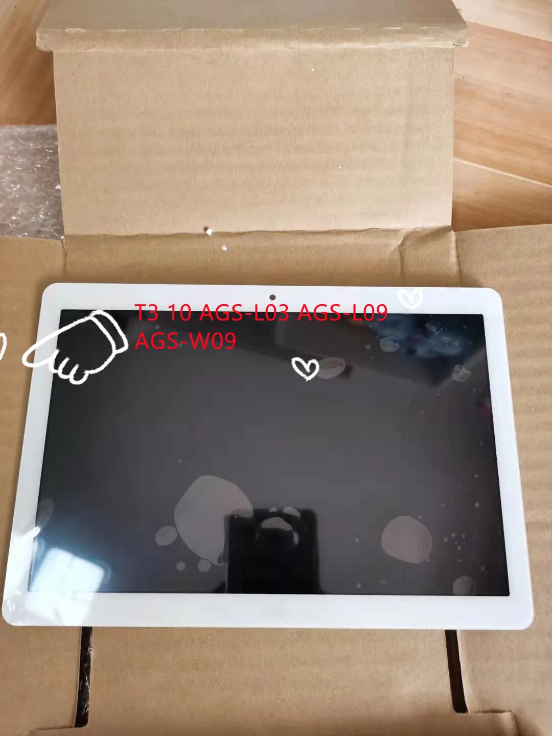 Nowy 9.6 "dla Huawei Mediapad MediaPad T3 10 AGS-L03 AGS-L09 AGS-W09 T3 wyświetlacz LCD + ekran dotykowy digitizer zgromadzenie