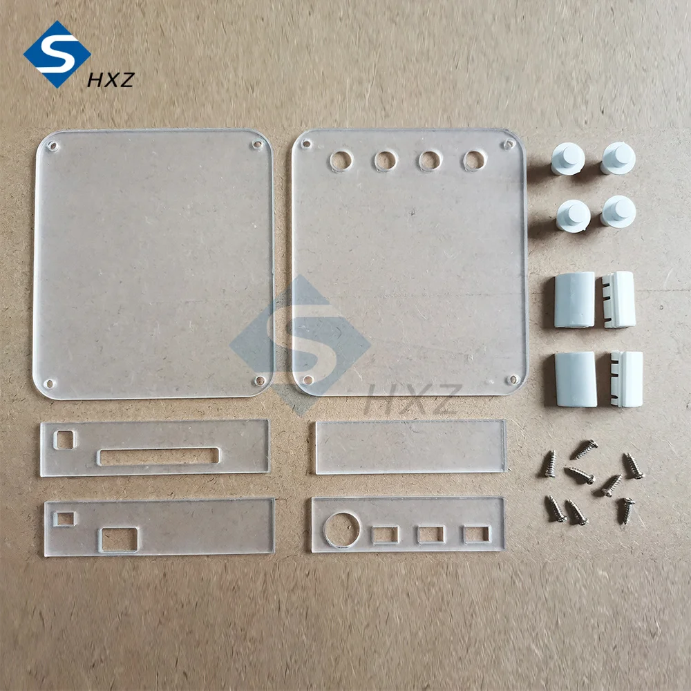 DSO138mini Version Oscilloscope Shell Transparent Case for DSO138 Mini Oscilloscope Digital DIY Kit Electronic Learning Set