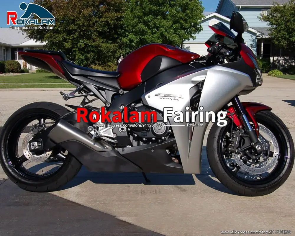 

Кузов для Honda CBR1000RR 2008 CBR 1000 RR 2011 CBR 1000RR 2009 2010, комплекты обтекателей серебристо-красного мотоцикла (литье под давлением)