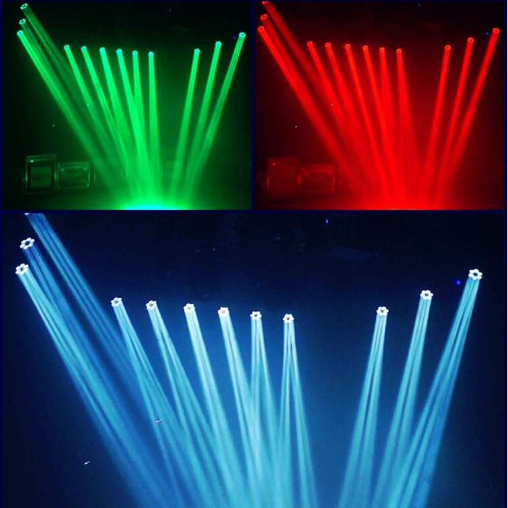 Imagem -06 - Mini Bee Eye Led Moving Head Light Beam Wash Efeito Zoom dj Bar Luz do Palco 6x15w Rgbw 4in 1