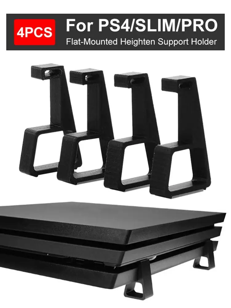 PS4 Cooling Bracket For Playstation 4 For PS4 Slim Pro Feet Stand Console Horizontal Holder Game Machine Cooling Accessorie Legs