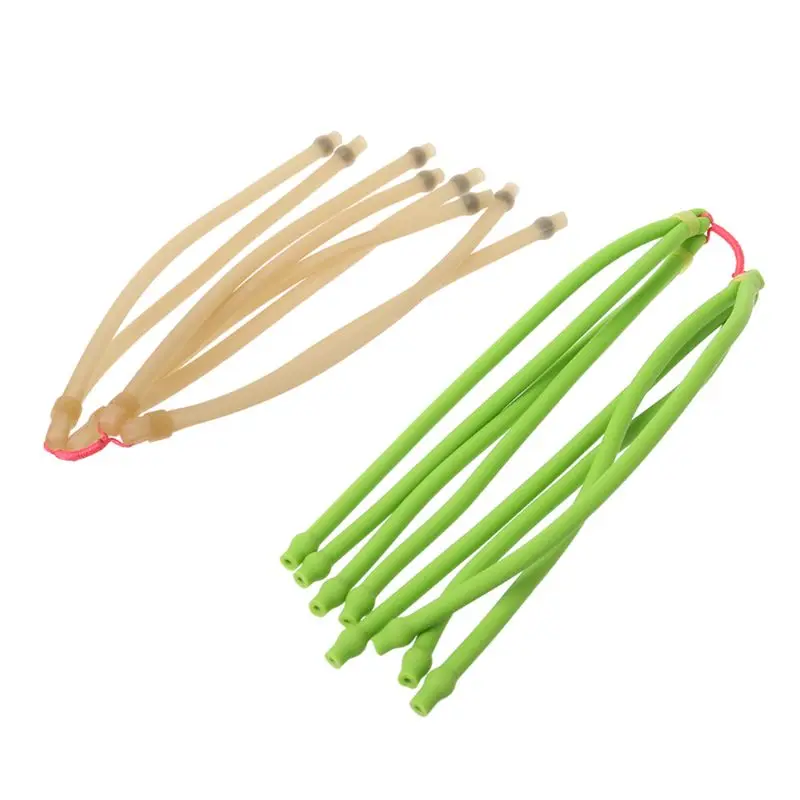 1pc Slingshot Band Fishing Bands Shooting Fish Hunting Group Round Bands Latex Tube Outdoor Replacement Elastic Band Random