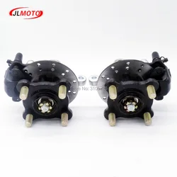 1SET Steering Strut Knuckle Spindles with 100mm M14*4 STUD Brake Caliper 130mm Disc wheel Hubs Fit For Buggy Go Kart Quad Bike