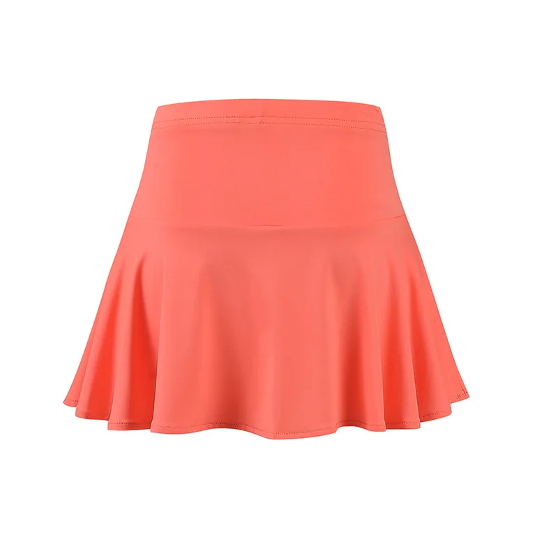 New Women Tennis Skorts skirt,Girl sport Skirts with Safety Shorts,A-line Running Tennis Skirts Quick Dry badminton skirt