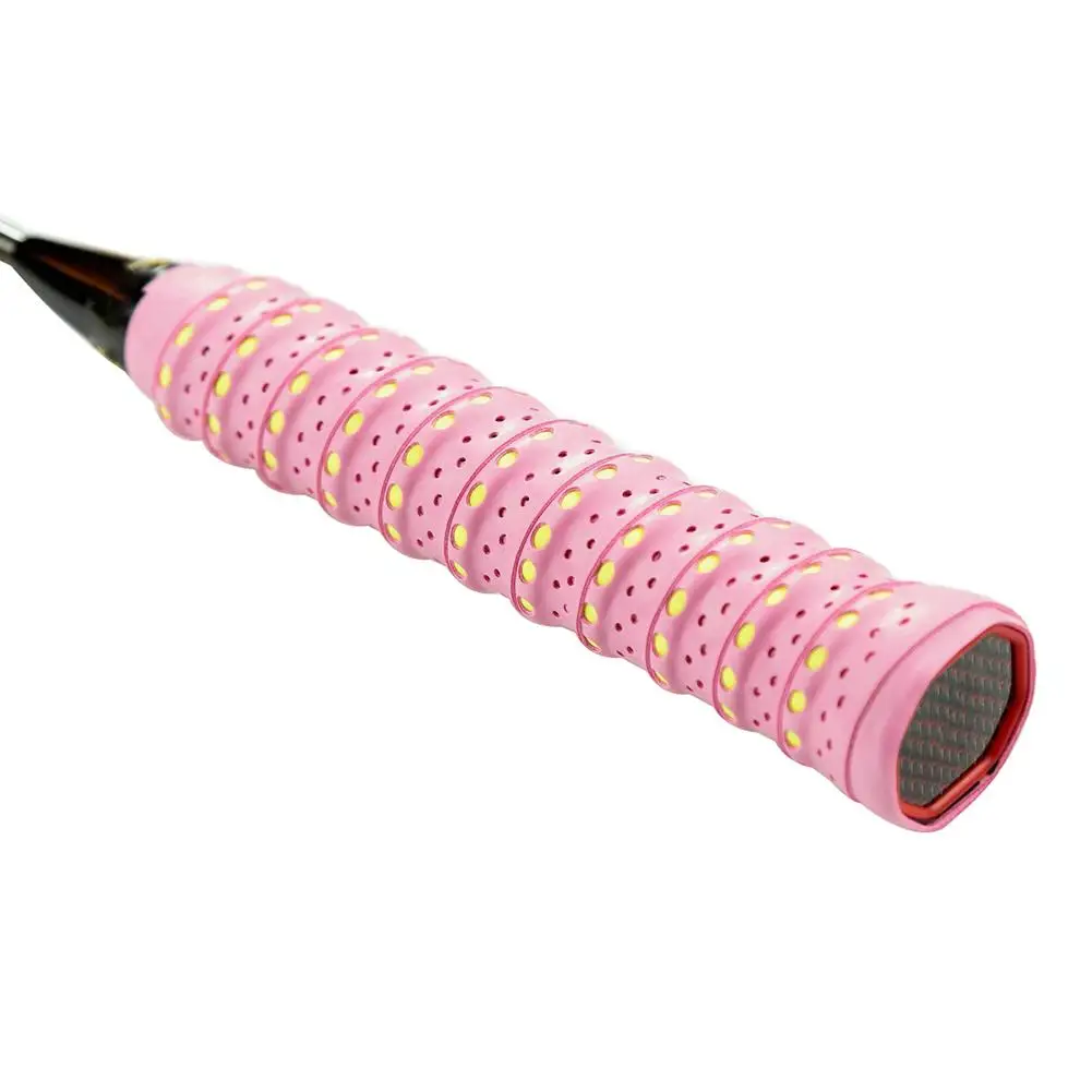 Bright Color Anti Slip Racket Over Grip Roll Tennis Badminton Handle Tape Sleeve Tennis Racket Sleeve
