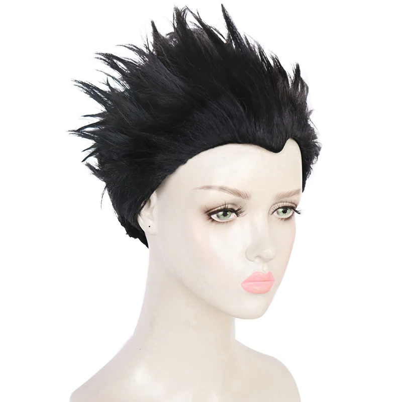 Anime Danganronpa Kiyotaka Ishimaru Short Wig Cosplay Costume Dangan Ronpa Heat Resistant Synthetic Hair Men Wigs