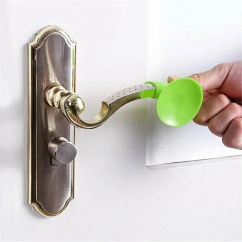 Bộ 5 Đa Chức Năng Tắt Tiếng Tay Cầm Cao Su Chống Va Đập Dành Cho Nhà Bếp Gia Đình Nhà Tắm Móc Treo Đa Năng