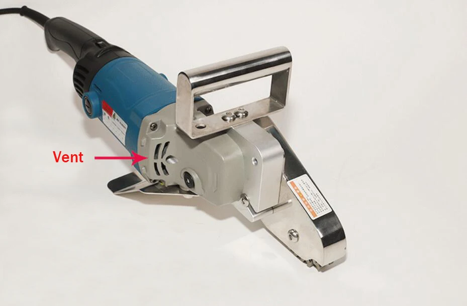 220V ไฟฟ้า Waste Stripper กล่องกระดาษตัดเครื่องคู่ฟัน 1400W กระดาษแข็งกระดาษขอบตัดเครื่องมือ