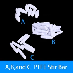 Agitador magnético de laboratorio, herramienta de agitación de cuentas magnéticas tipo A, B, C, PTFE, politef, 20 unids/lote