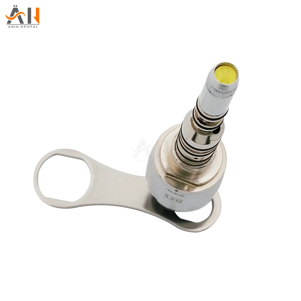 Dental coupler For kavo 9000 Fiber Optic Handpiece Adaptor Coupling LED Coupler M6 Holes Fit In High Speed Material Dental Tools