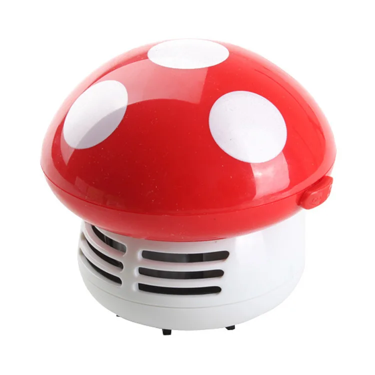 Mini Vacuum Cleaner Cute Mini Mushroom Corner Desk Table Dust Vacuum Cleaner For Car Home Computer Sweeper 6 Colors