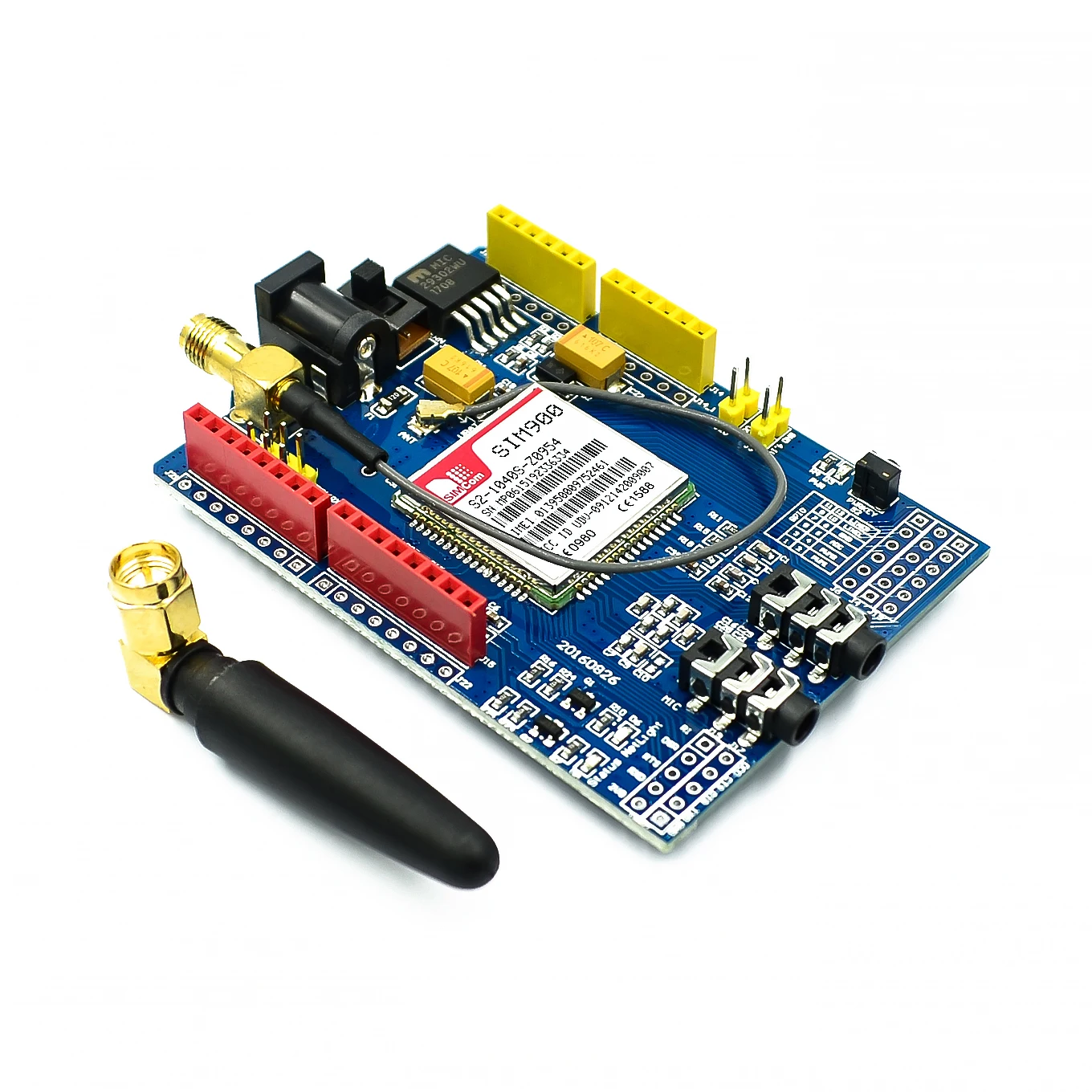 SIM900 GPRS/GSM Shield Development Board Quad-Band Module For Arduino Compatible