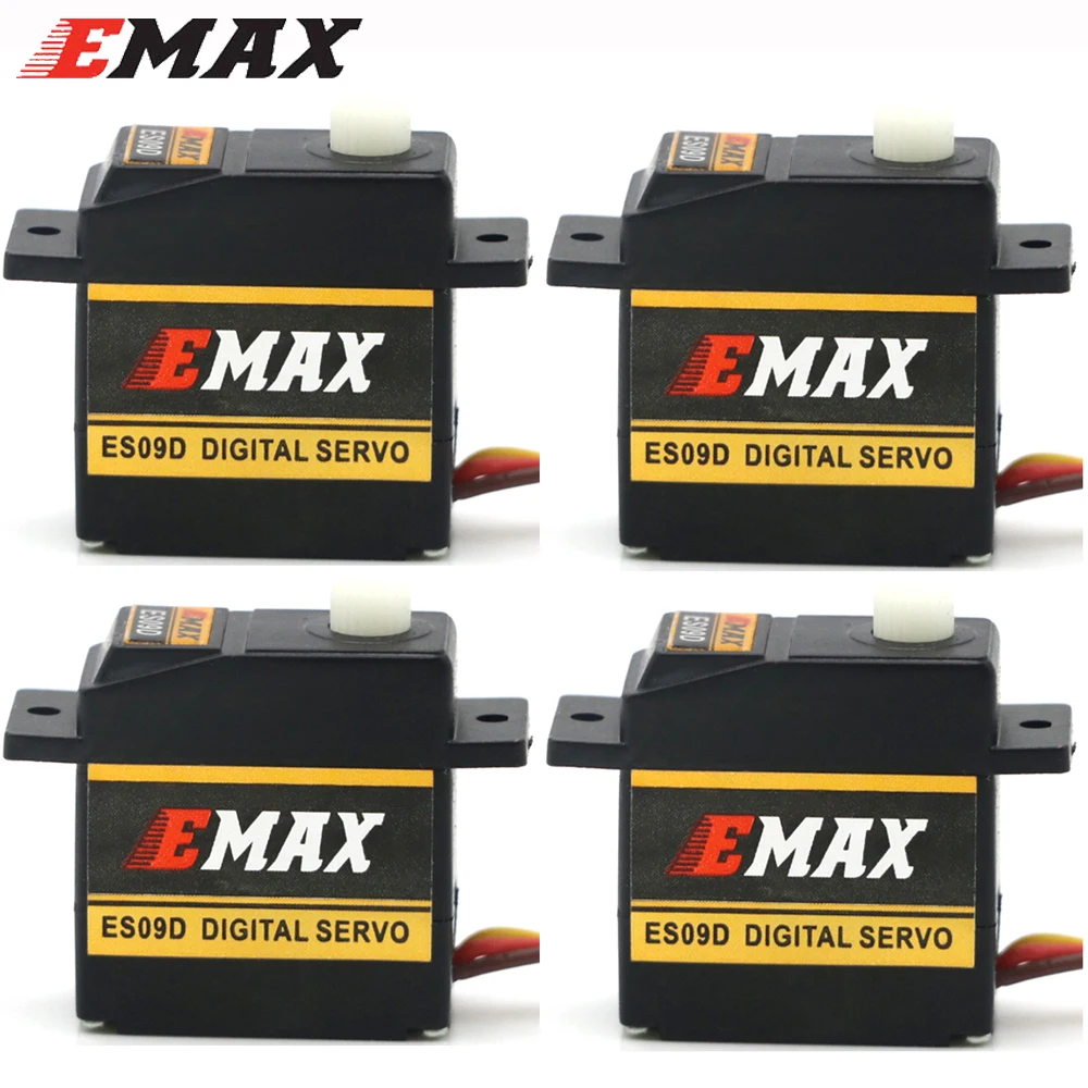 EMAX ES09D 4.8-6.0V High Torque Dual-Bearing Digtal Servo Compatible With Futaba JR For Trex 450 Helicopters Accessories Toys