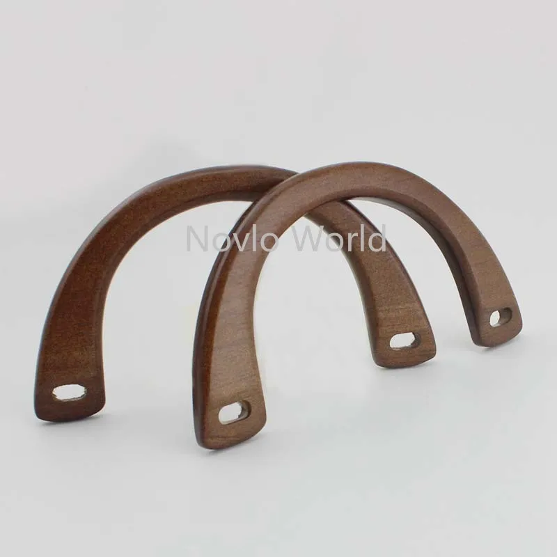 4-10 pieces 4 colors 15*8cm Arch Bridge Shaped Quilting Crafts Supply For Design Wood Backpack Bag Purse Small Handle Parts