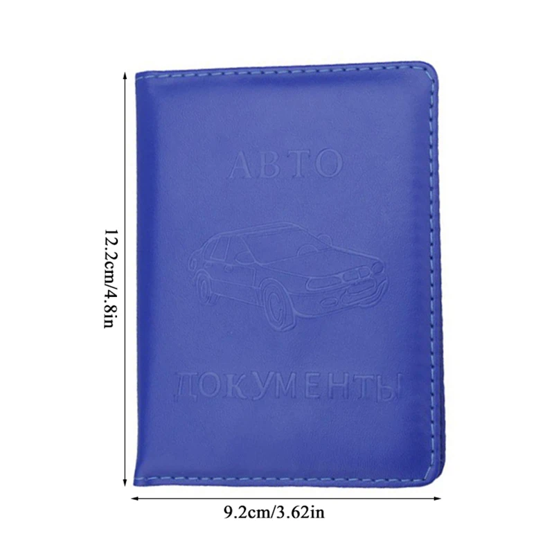 2020 Nieuwe Pu Lederen Cover Voor Auto Rijden Documenten Card Credit Houder Russische Auto Rijbewijs Bag Purse Wallet Case