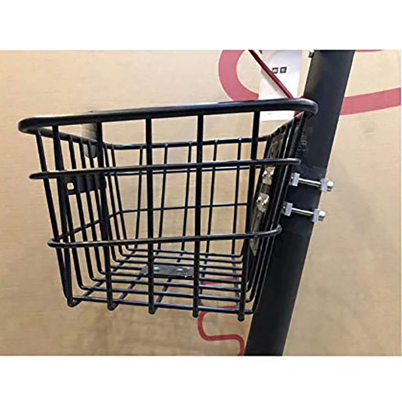 Stainless Head Handle Basket For XIAOMI M365 & Pro Electric Scooter QICYEL EF1 Electric Bicycle Storage Carrier Hanging Basket