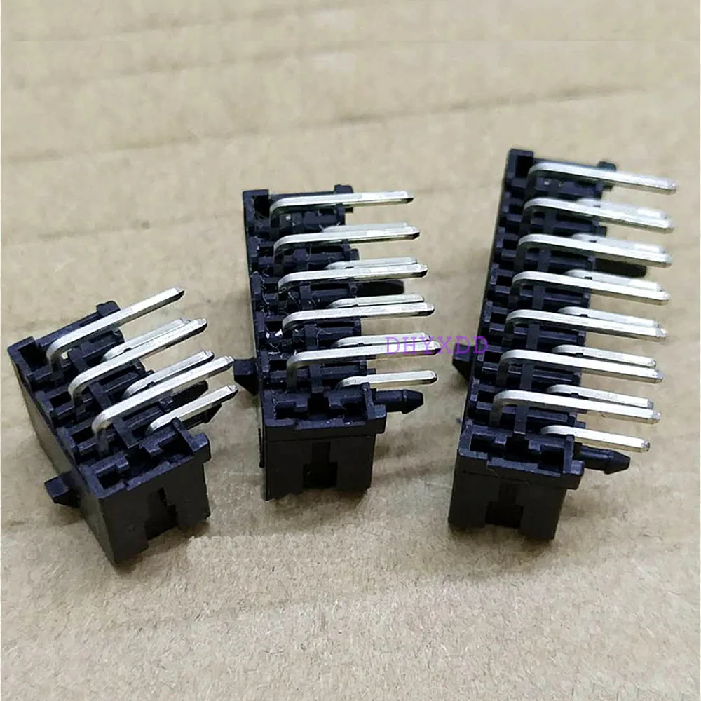 MX 3.0mm Wafer Micro-Fit 3.0 Connector PCB Male Header Right Angle 2 4 6 8 10 12 14 16 18 20 22 24 Pin Board Solder 43045