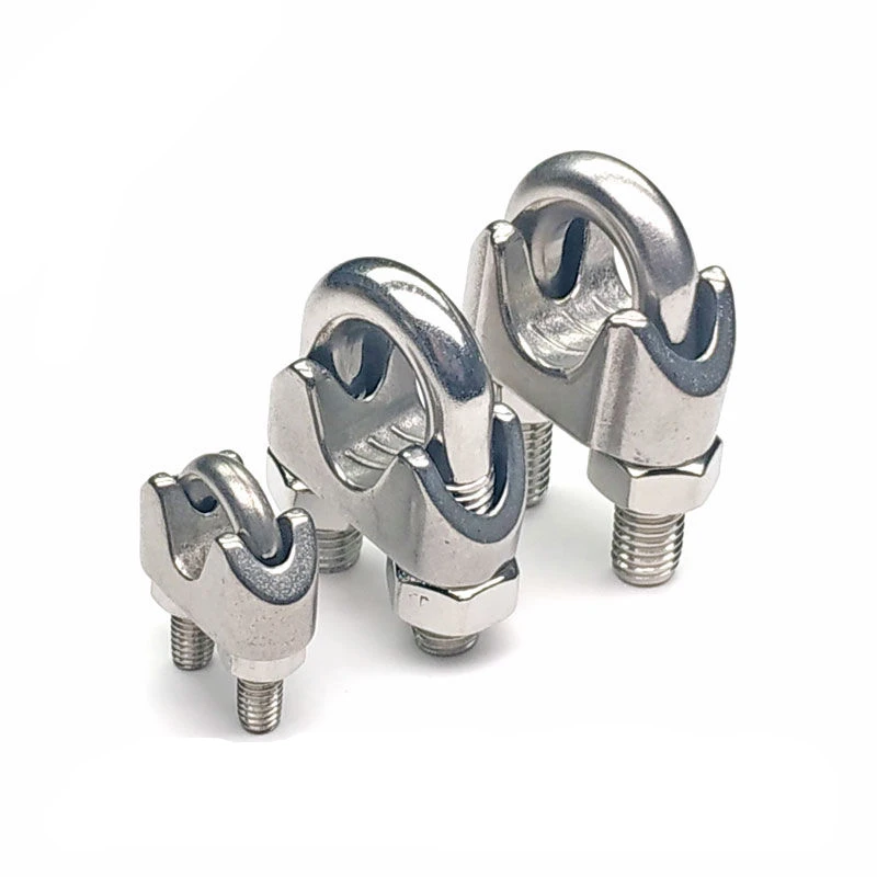 5PCS steel wire rope clip Stainless steel