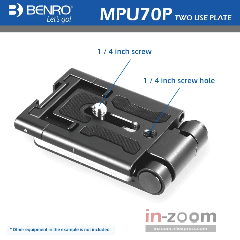 Новинка, штатив-монопод BENRO MPU70P с быстрой пластиной и зажимом PU50/PU60/PU70/MPU100, шаровая головка для canon, nikon, dslr-камеры Mefoto