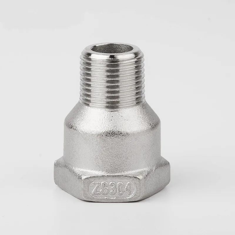 

1/8" 1/4" 3/8" 1/2" 3/4" 1" BSP Female To Male Thread Reducer 304 Stainless Steel Pipe Fitting Connector Adpater