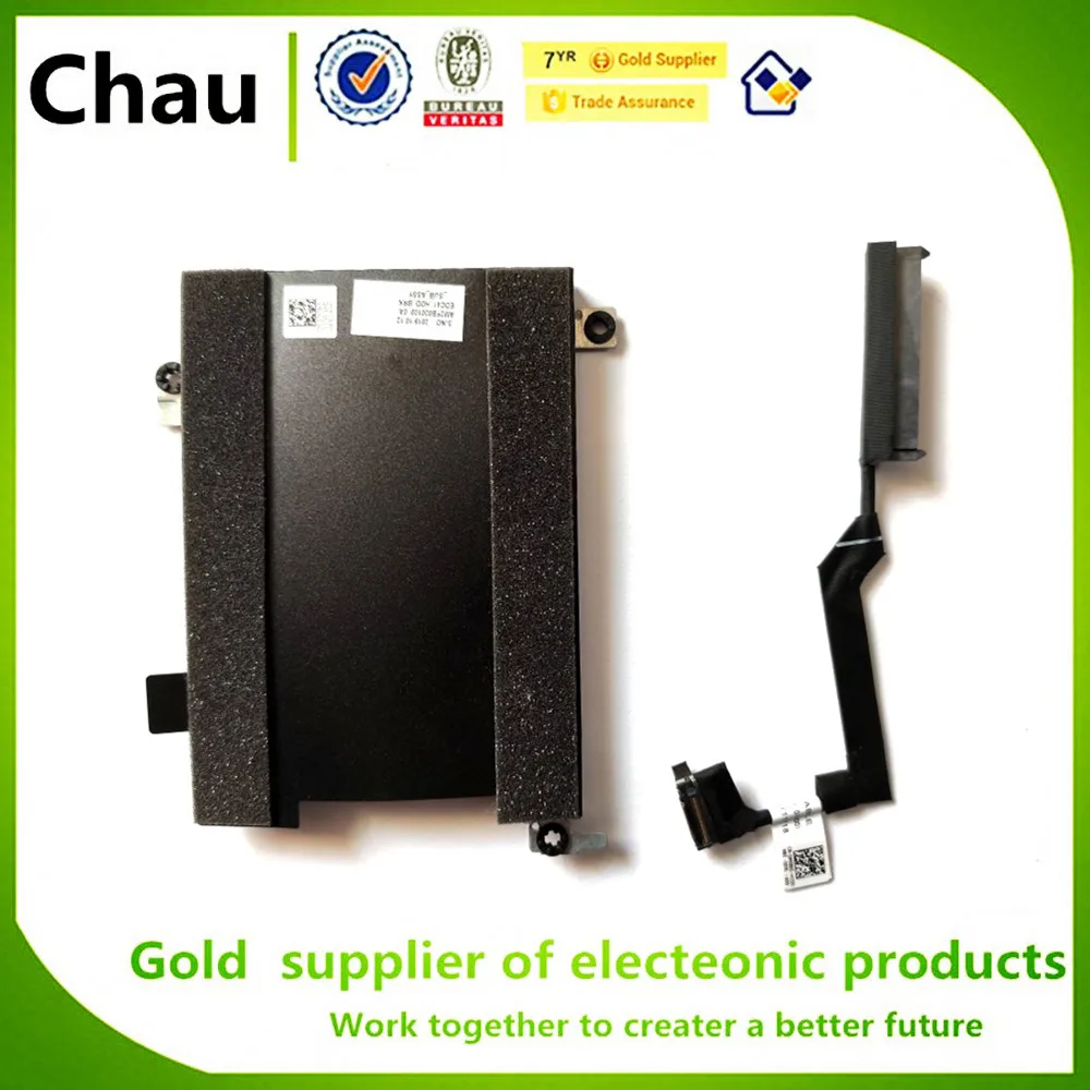 Chau New For Dell Latitude 5400 5401 5410 5411 Laptop Hard Drive Bracket Caddy SSD HDD Drive Cable M9XKG 0M9XKG 767H3 0767H3