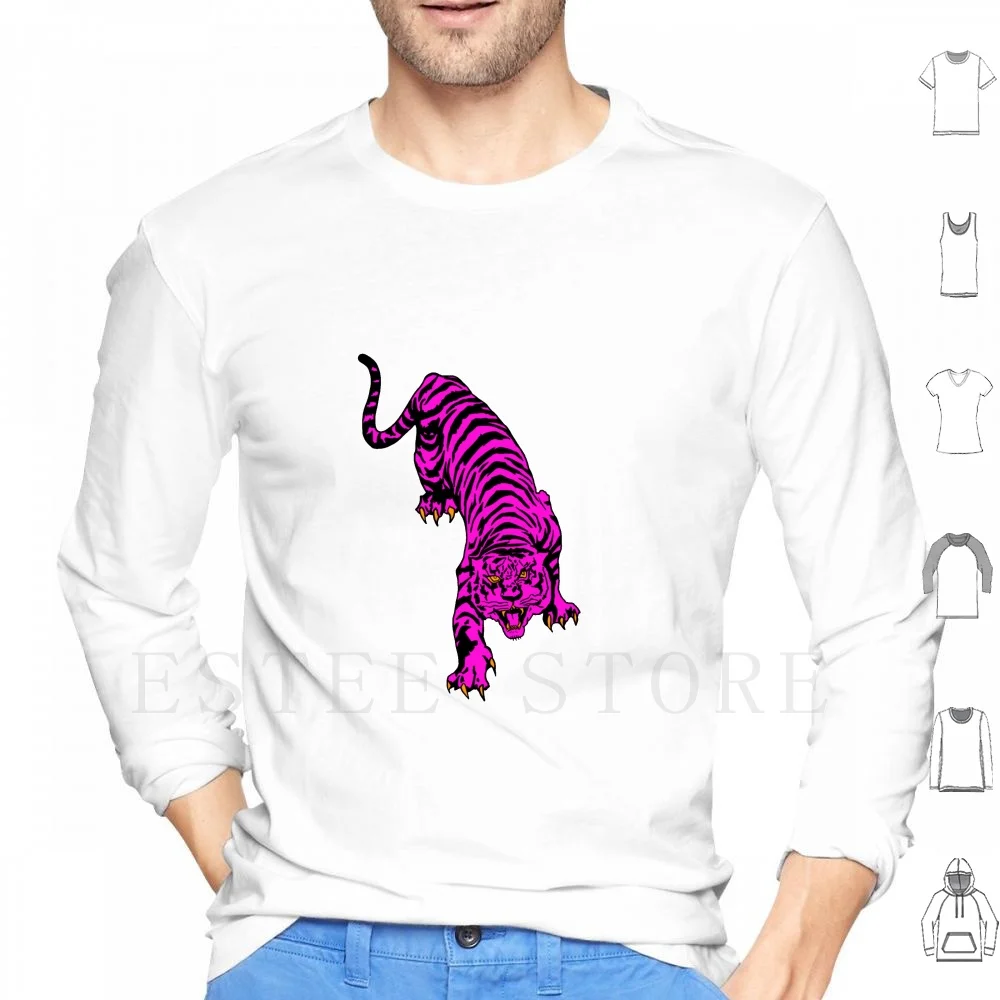 Neon Tiger Hoodies Tiger Neon Psychedelic Alice Tattoo Traditional