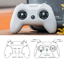 BETAFPV LiteRadio 2 SE Radio Transmitter-ELRS Version 2.4G TX Remote Controller Frsky / ExpressLRS Protocol For Racing Drone