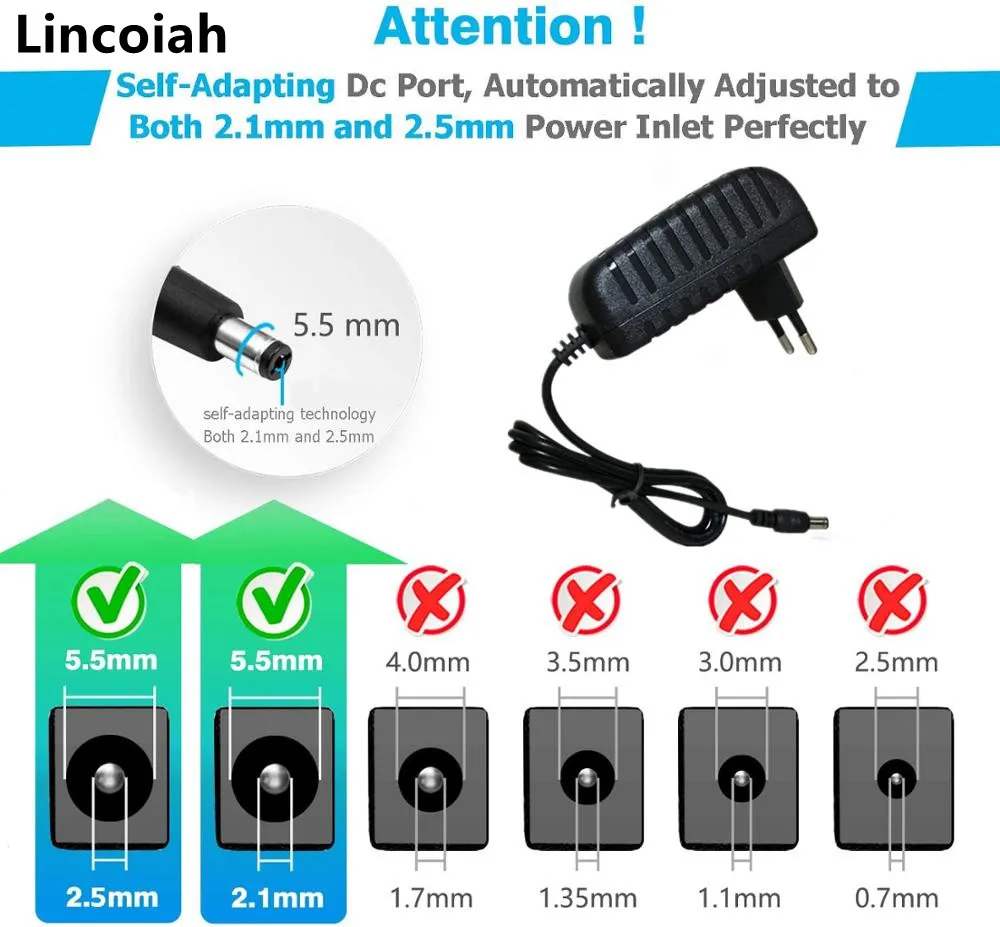 AC 110-240V DC 5V 6V 8V 9V 10V 12V 15V 0.5A 1A 2A 3A Universal Power Adapter Charger adaptor Eu Us for LED light strips CCTV